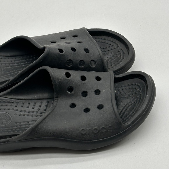 Rare CROCS Baya III Double Sole Slide Sandals Black Size Men Size 10 - Picture 4 of 11
